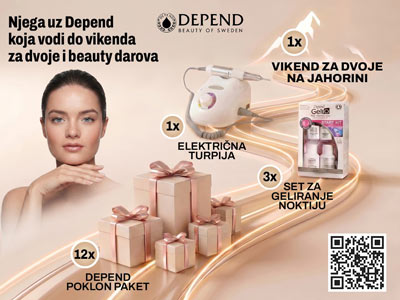 Njega uz Depend koja vodi do vikenda za dvoje i beauty darova!