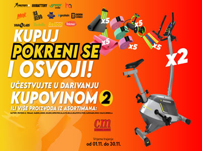 Kupuj, pokreni se i osvoji!